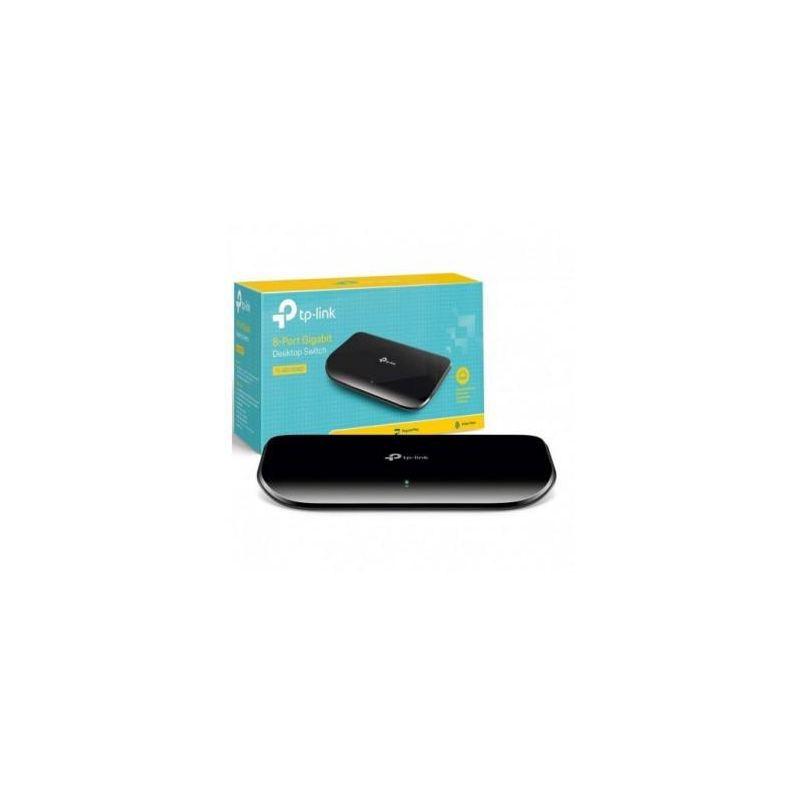 Switch 8P Roteador Tp Link Tl Sg1008D 10 100 1000 - Tp-Link - Switch ...