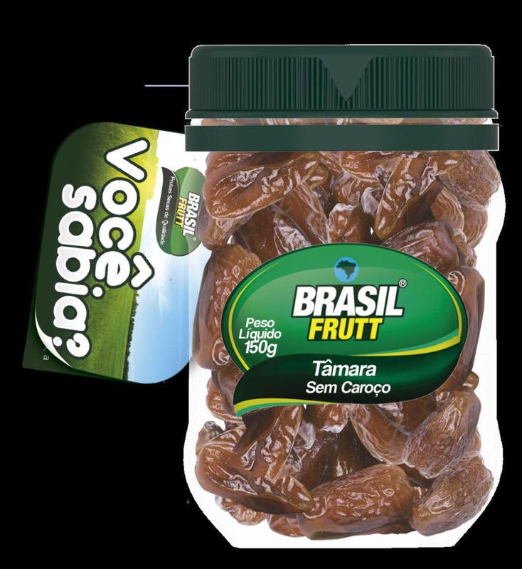 Tâmara sem caroço Brasil Frutt 150g - Frutas Secas / Cristalizadas ...