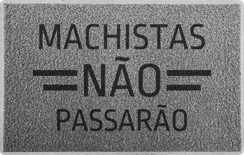 Tapete / Capacho Machistas Não Passarão Feminismo - Bykap - Tapete ...