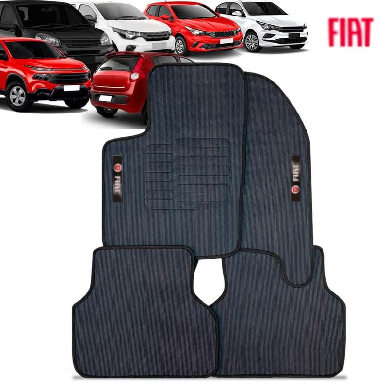 Tapete Fiat Toro PVC Borracha - Evo-X - Acessórios para Carro ...