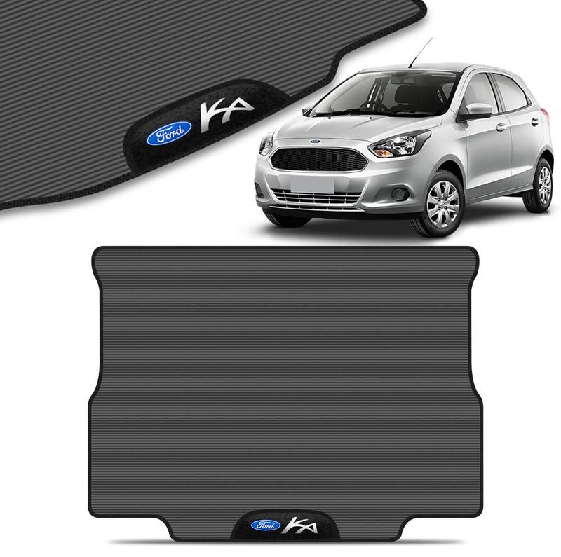 Tapete Porta Malas Ford Ka 2015 2016 2017 2018 Borracha Preto - Prime ...