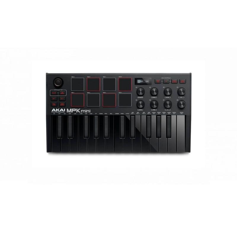 Teclado Controlador Akai MPK Mini MK3 Black - Teclado Controlador