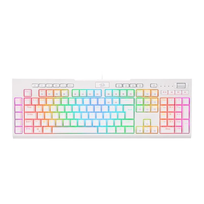 Teclado Óptico Gamer Redragon Brahma Pro, RGB, Switch Red, ABNT2 ...