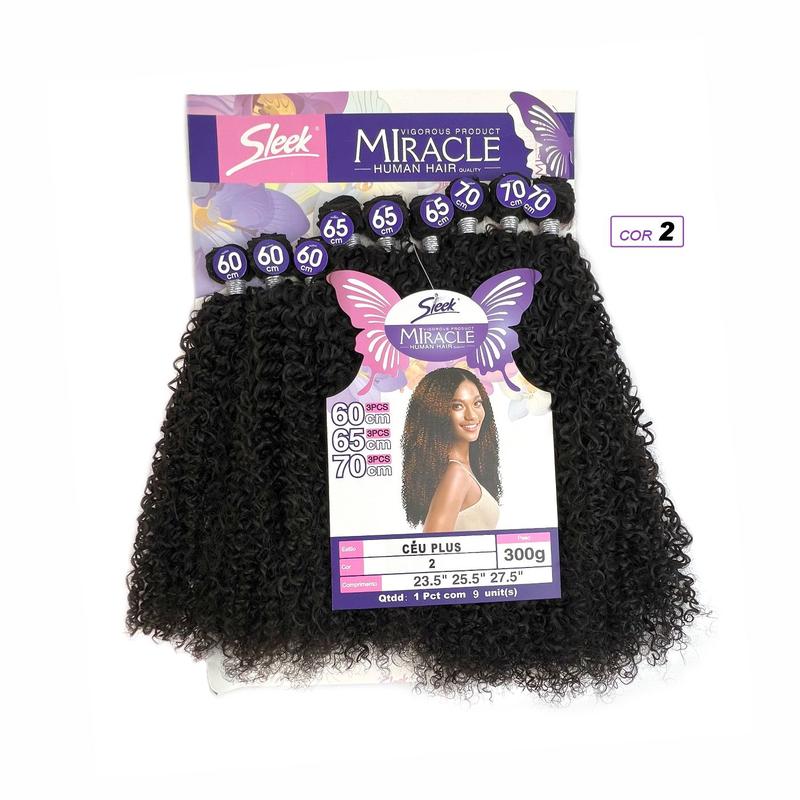 Tela cabelo sleek ceu plus 70cm fibra organica cacheada - Hair Rass ...