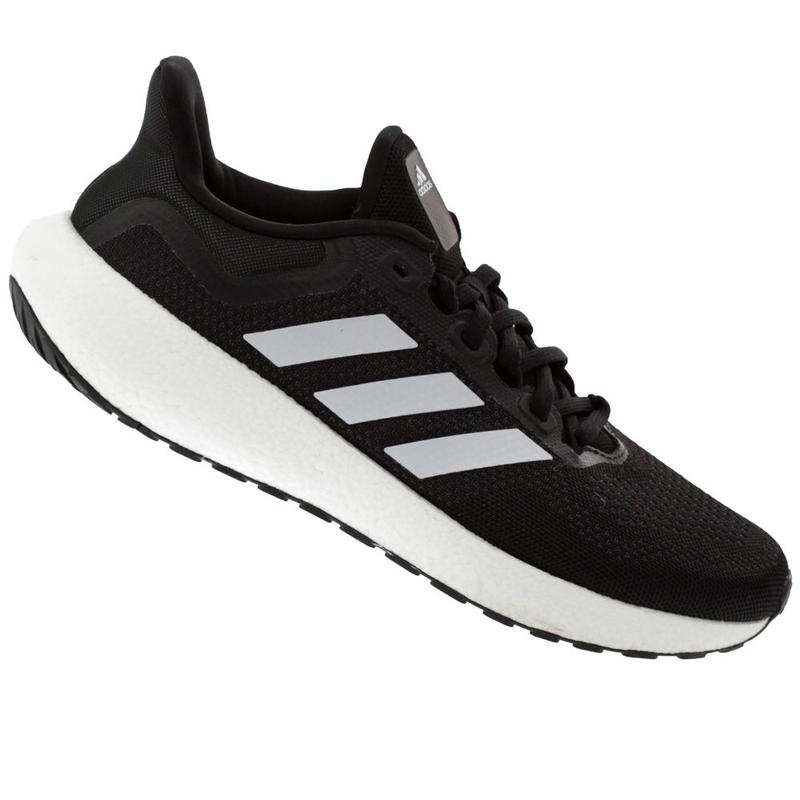 Tênis Adidas Pureboost Jet 22 Preto e Branco - Masculino - Tênis ...