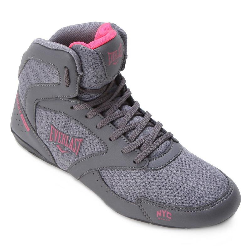 Tênis Botinha Everlast Clinch II Cano Médio Feminino Adulto Ref SEFA29 ...