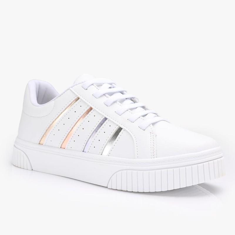 Tenis Casual Listras Studio 34 Branco - Tênis Feminino - Magazine Luiza