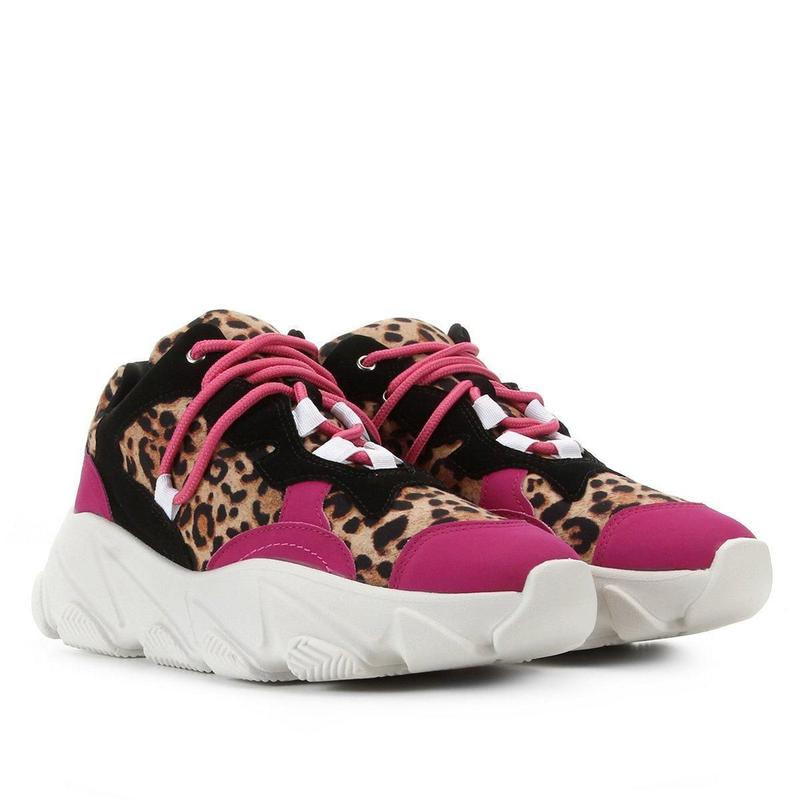 Tênis Chunky Zatz Animal Print Feminino - Tênis Feminino - Magazine Luiza