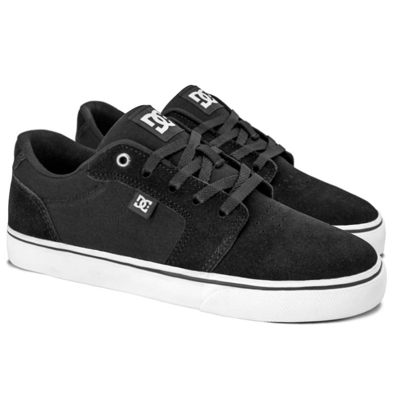 Tênis DC Shoes Anvil LA Black White - Tênis Esportivo - Magazine Luiza