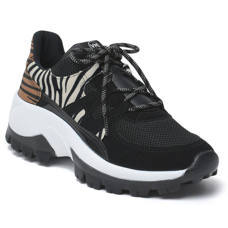 Tênis Feminino Via Marte Chunky Estampa Animal Print Lançamento - Tênis ...