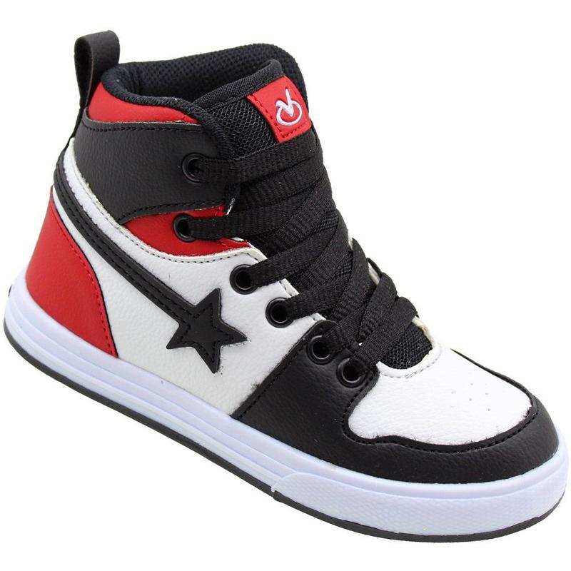 Tênis Juvenil Casual Via Vip Botinha Cano Alto Masculino - Tênis ...