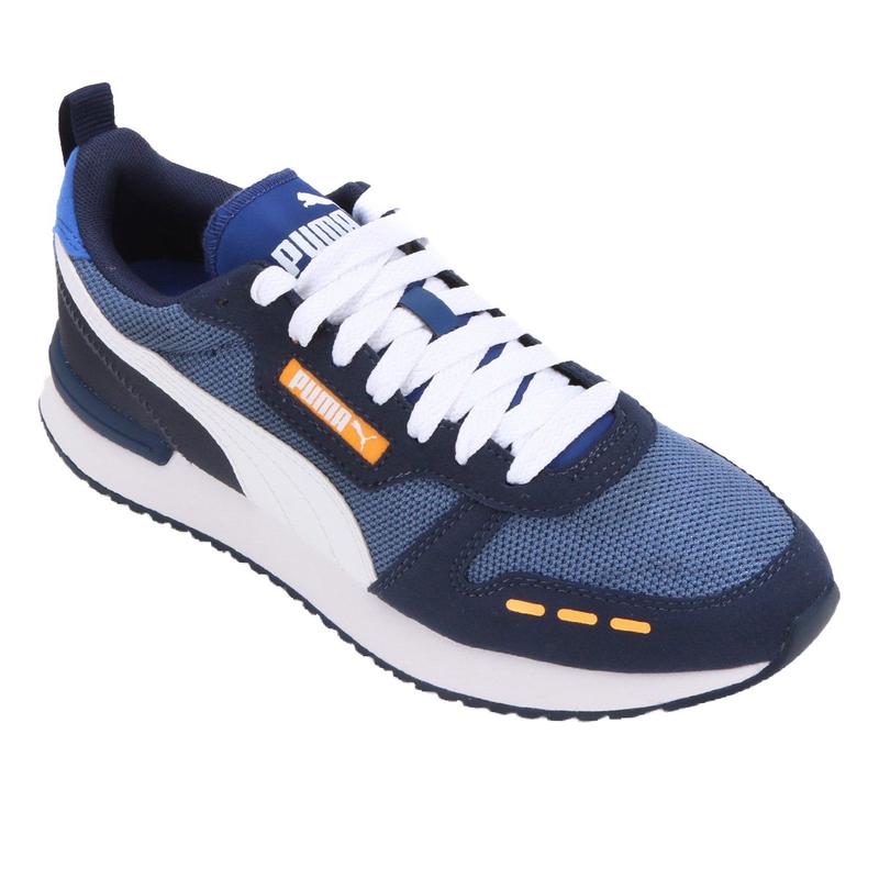 Tênis Puma R78 Masculino - Azul e Branco - Tênis Esportivo - Magazine Luiza