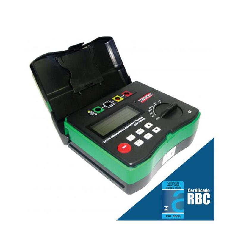 Terrômetro Digital Escala Resistência Resistividade Gravação Iec Mrt ...