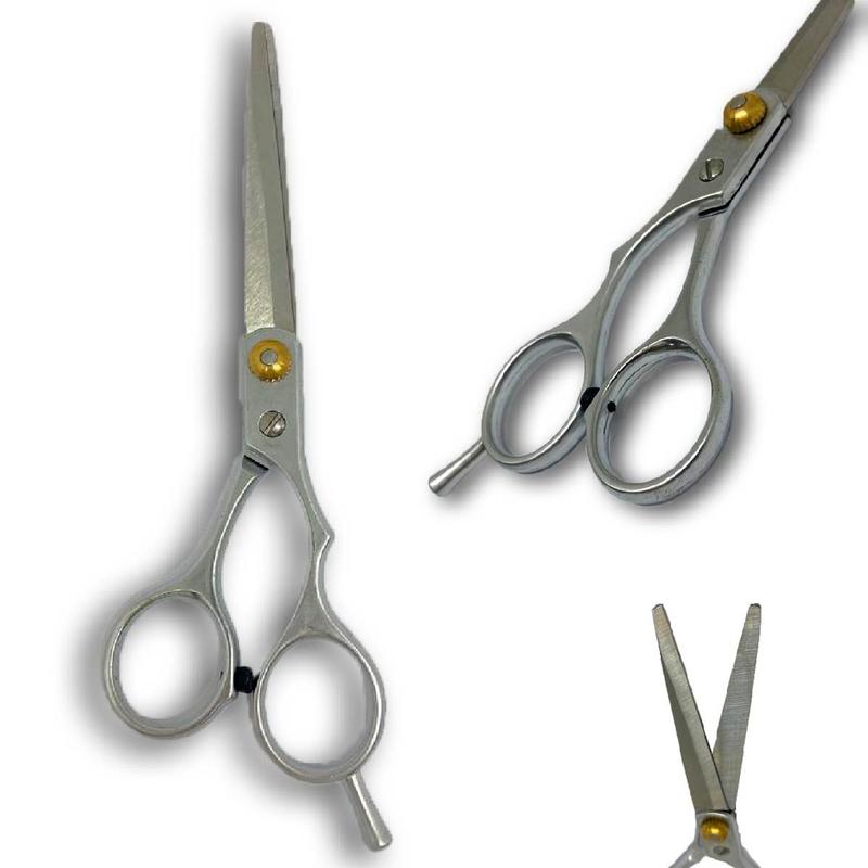 Tesoura Para Cortar Cabelo Profissional SQ Fio Barbeiro 6 - Tesoura de ...