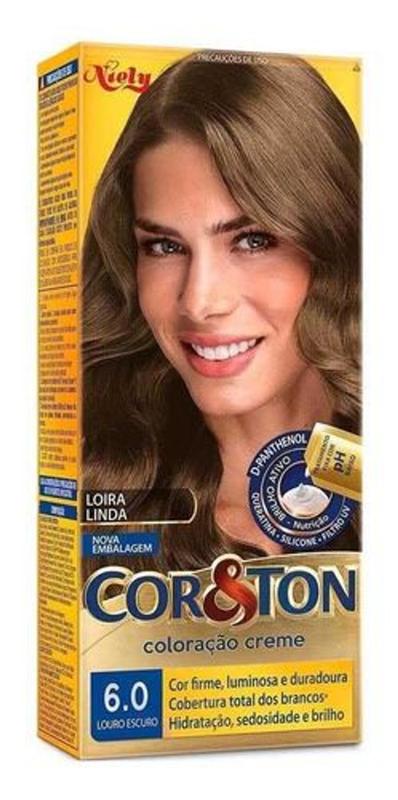 Tinta Cor & Ton Louro Escuro 6.0 - Tinta de Cabelo - Magazine Luiza