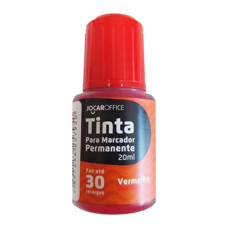 Tinta Para Marcador Permanente Vermelho 20Ml Jocar Office - Leonora ...