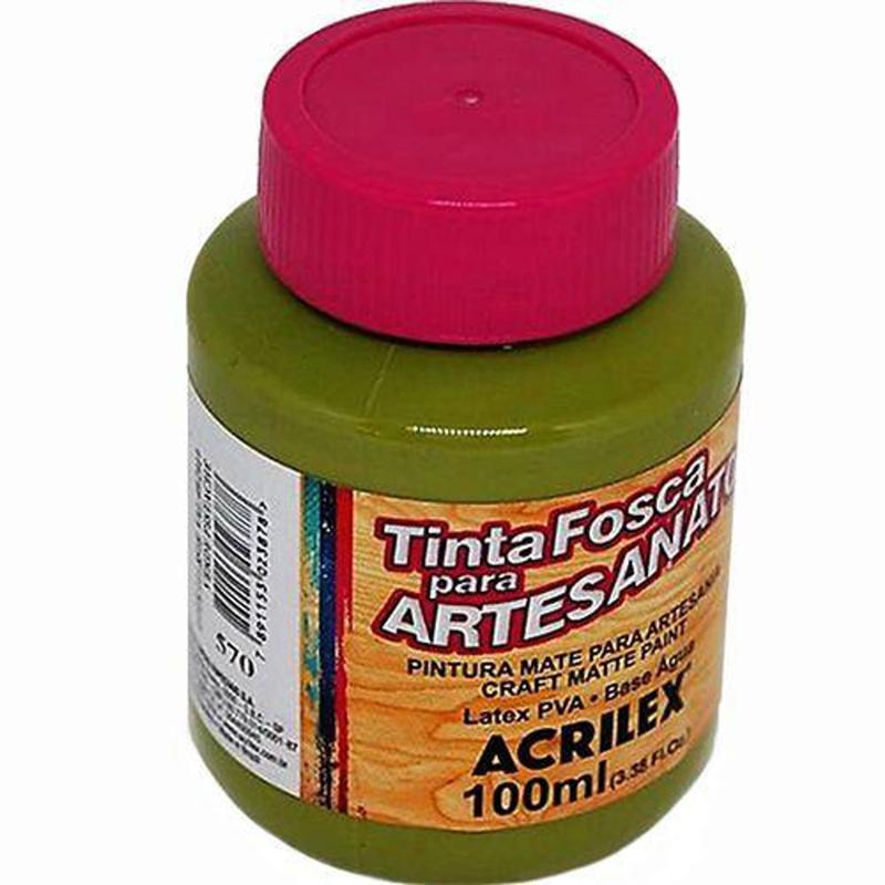 Tinta PVA Acrilex Verde Pistache 100ML - Tinta PVA - Magazine Luiza