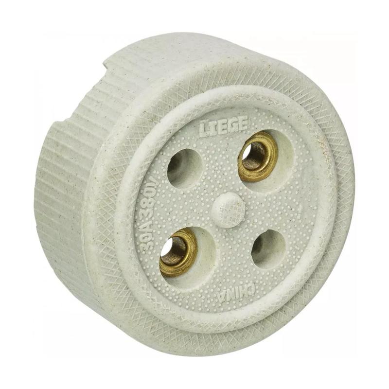 Tomada de porcelana bipolar 2 x 30a 380v - Liege - Tomadas - Magazine Luiza