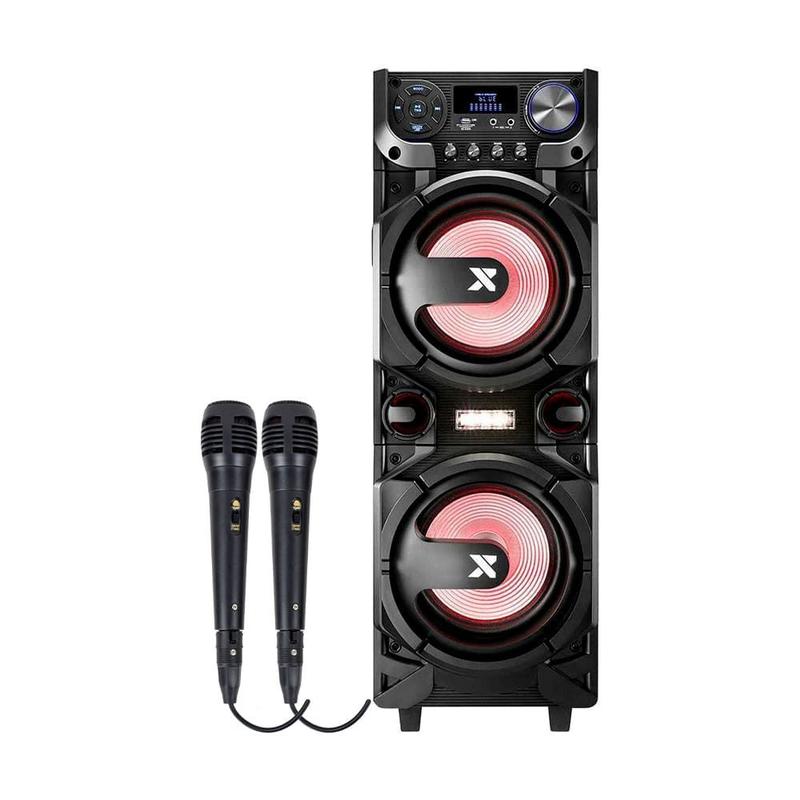 Torre De Som Bluetooth LED Bivolt Lenoxx CA5000 1000W Com 02 Microfones ...