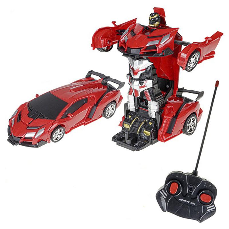 Transformers Robô-Car Vermelho Com Controle Remoto Brinquedo 2 em 1 ...