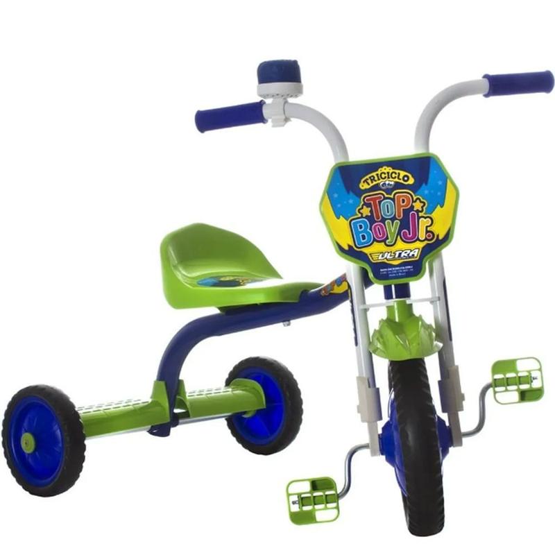Triciclo De Criança Ultra Bike Menino Menina Azul Verde - Pro Tork ...