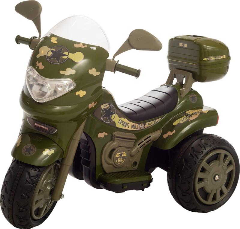 Triciclo Elétrico Com Capacete Para Passeio Sprint Turbo Biemme Militar ...