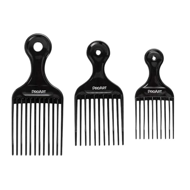 Trio Pente Garfo Para Cabelos Cacheados De Plástico - ProArt - Pente de ...