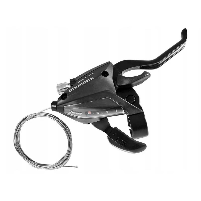 Manette vélo frein et dérailleur droite 4 doigts Shimano ST-EF500 V-Brake