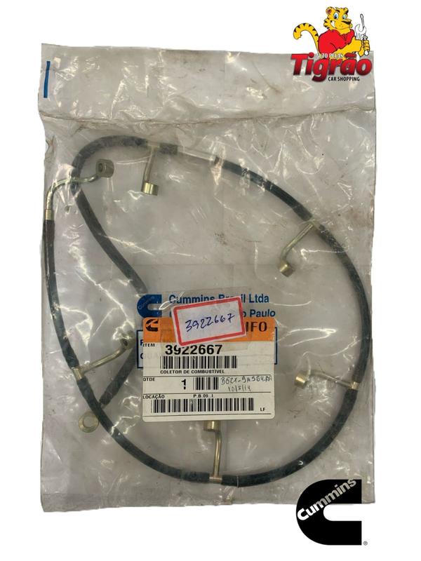 Tubo Coletor De Retorno De Combustivel Cummins 3922667 - Ford - Filtro ...