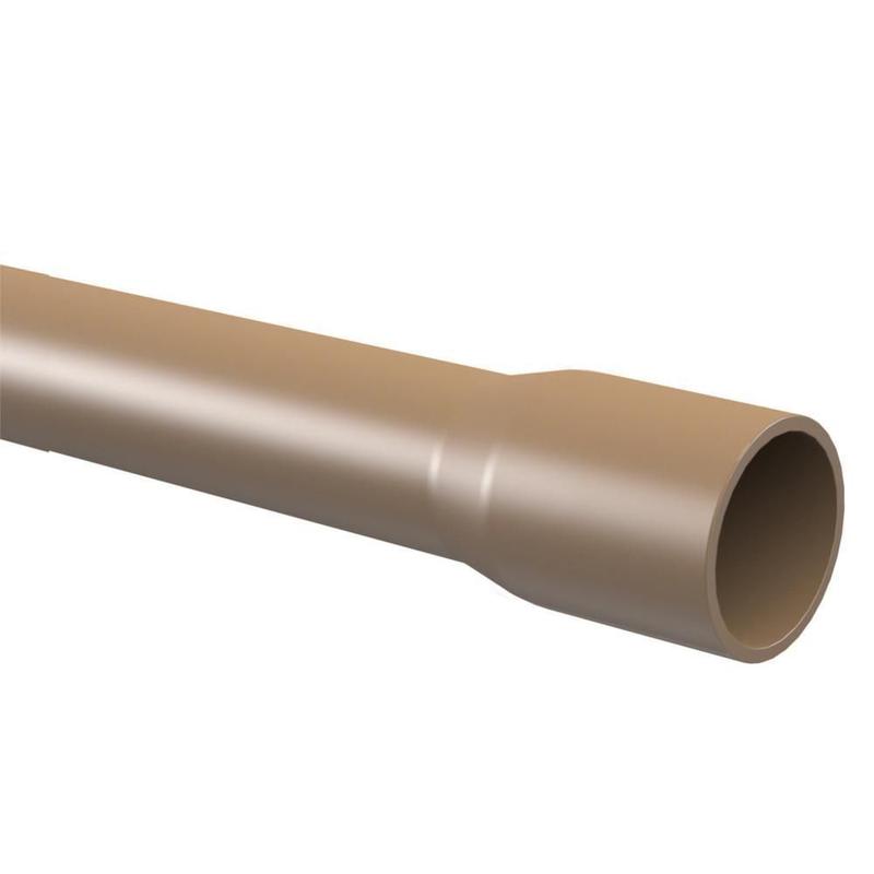 Tubo de PVC Marrom Soldável Marrom 1.1/2
