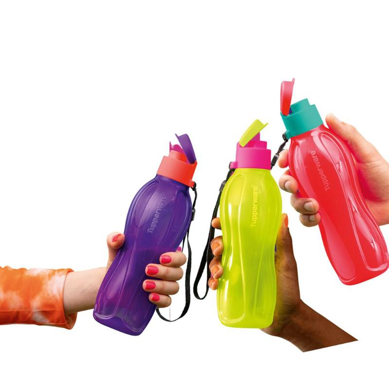 Tupperware Ecofles 1L Draaidop - Drinkbeker voor onderweg