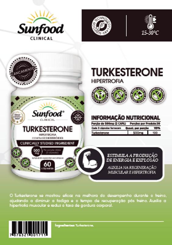 Turkesterone 500mg 60 capsulas sunfood clinical - SUNFOOD CLINICAL U.S ...