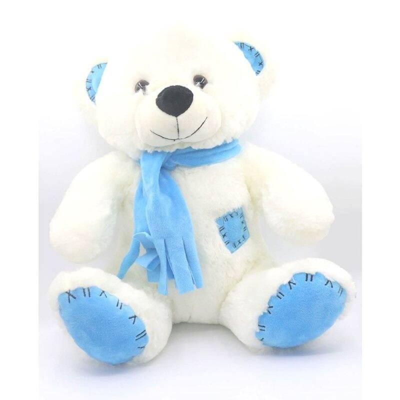 URSO COM CACHECOL MEDIO 25 CM 4 CORES - UC1839-M Cor: Azul - Unik ...