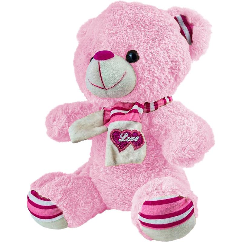 Urso De Pelúcia Brinquedo Ursinho Fofinho 30cm - Bee Toys - Pelúcia ...