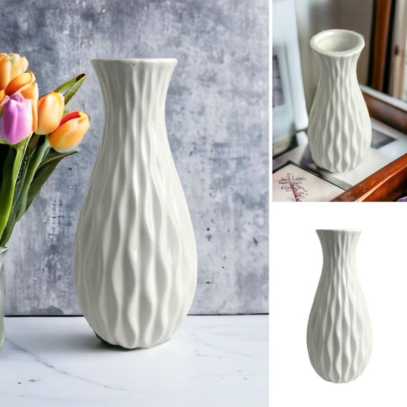 Vaso Decorativo De Cerâmica Detalhado Enfeite Decoração 18cm - MOMENT ...