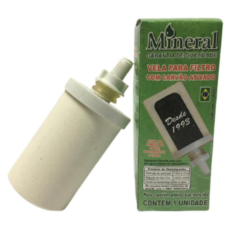 Vela Para Filtro de Barro Com Carvão Ativado - MARTUCCI PRODUTOS - Vela ...