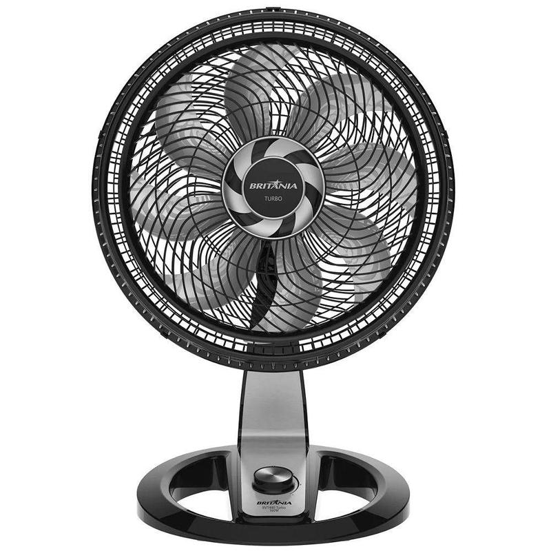 Ventilador Britânia Turbo Silencioso 3 Velocidades 8 Pás 40cm 160W ...