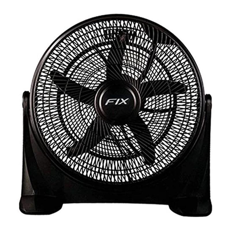 Ventilador Circulador de Ar 50cm 90w 5 Hélices Preto - FIX - Circulador ...