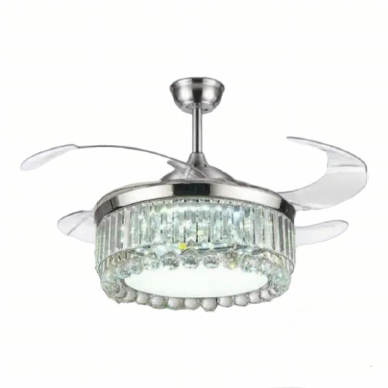 Ventilador de teto retrátil Bivolt cristal luxo - Deluxe - Ventilador ...