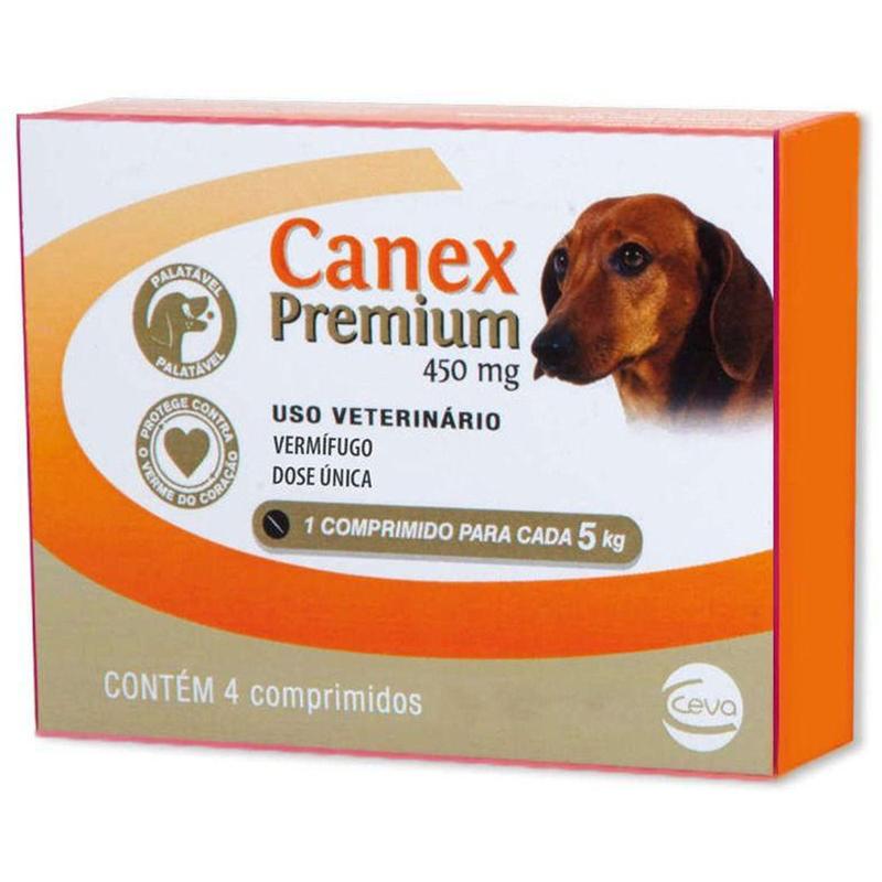 Vermífugo Canex Premium Giardia Cães 5kg 04 Comprimidos - Ceva ...