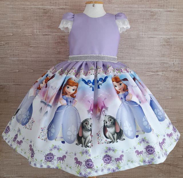 Vestido infantil Princesa Sofia - Ateliê Bella Princesa - Moda Infantil ...
