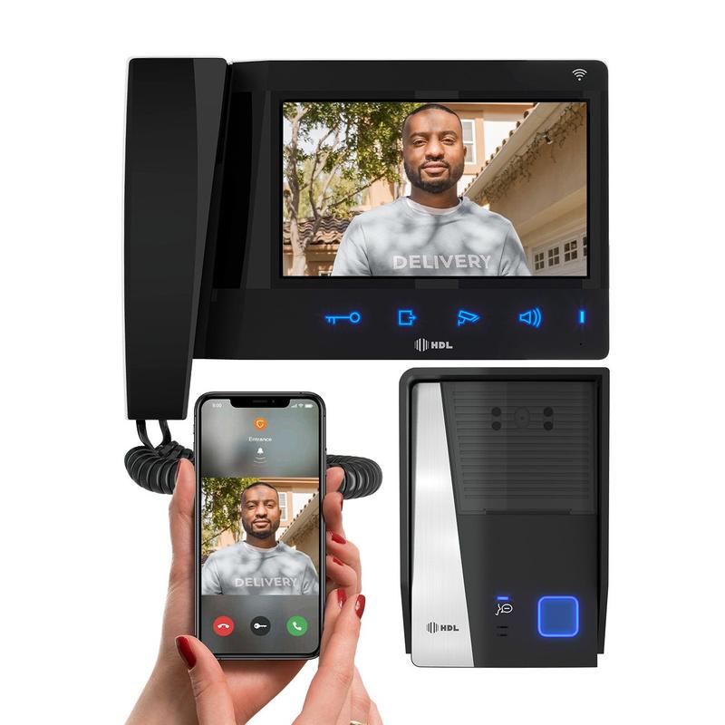 V deo Porteiro Com Wifi HDL Connect App Siga Me Touchscreen Viva Voz v-deo-porteiro-com-wifi-hdl-connect-app-siga-me-touchscreen-viva-voz