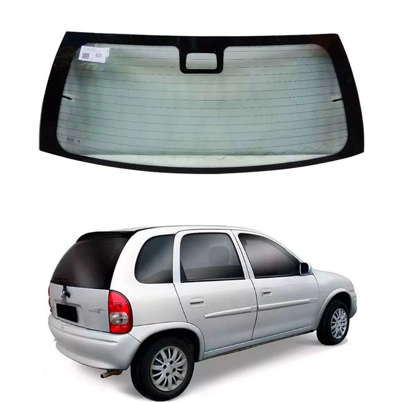 Vidro Traseiro Vigia Chevrolet Corsa 1996 a 2002 / Wagon 1997 a 2002 ...