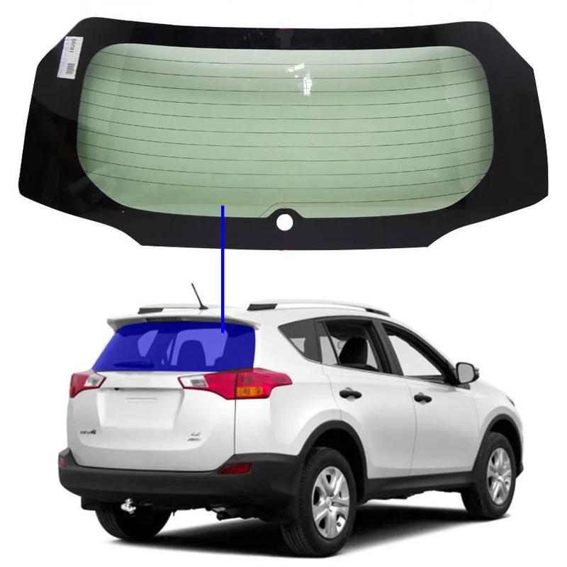 Vidro Traseiro Vigia Toyota Rav4 2018 a 2020 Importadora - Kit Vidro ...