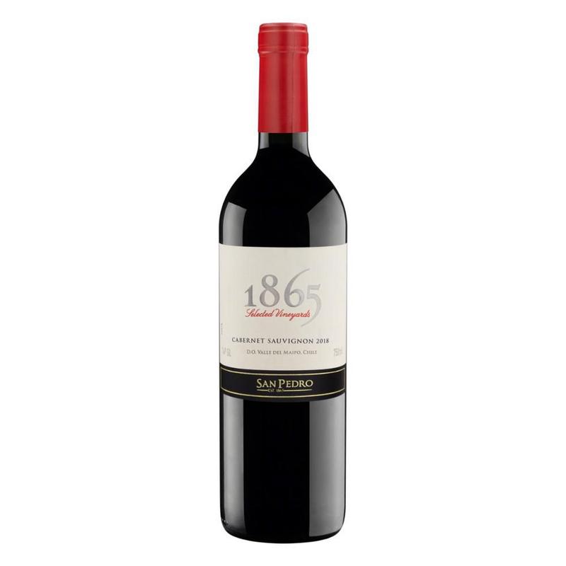 Vinho Chileno Tinto Seco 1865 Cabernet Sauvignon Valle del Maipo ...