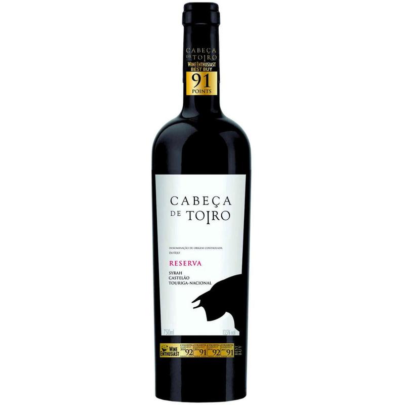 Vinho português cabeça de toiro reserva tejo 750ml tinto - Caves Velhas ...