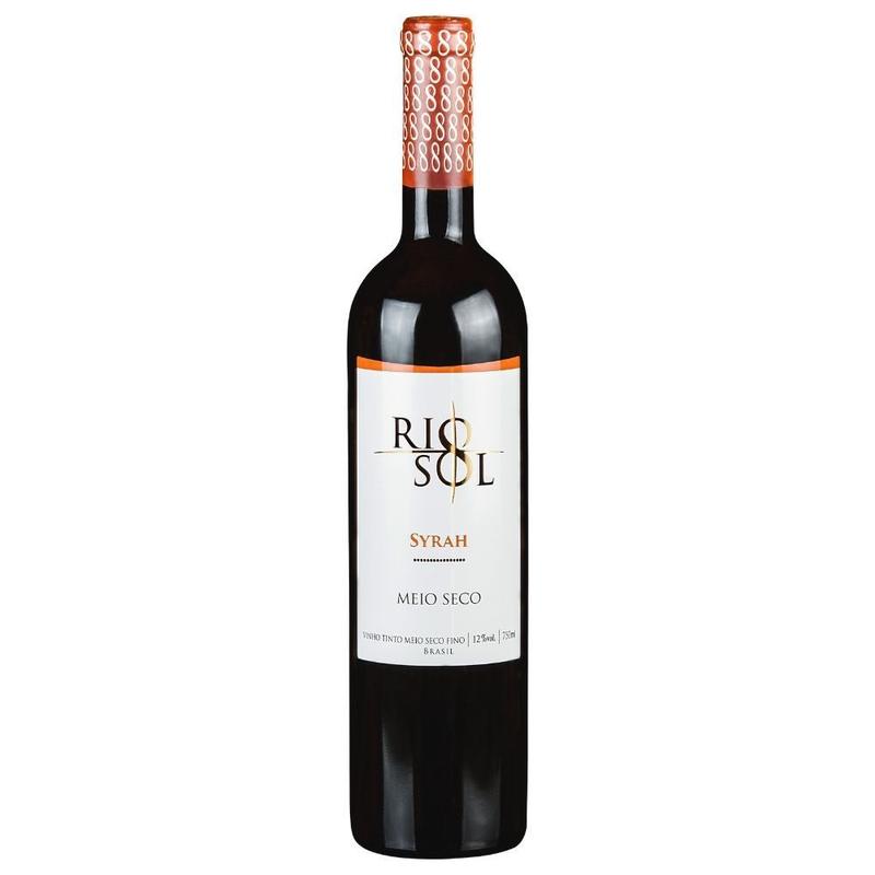 Vinho Tinto Rio Sol Syrah Meio Seco 750 ml - Vinho - Magazine Luiza