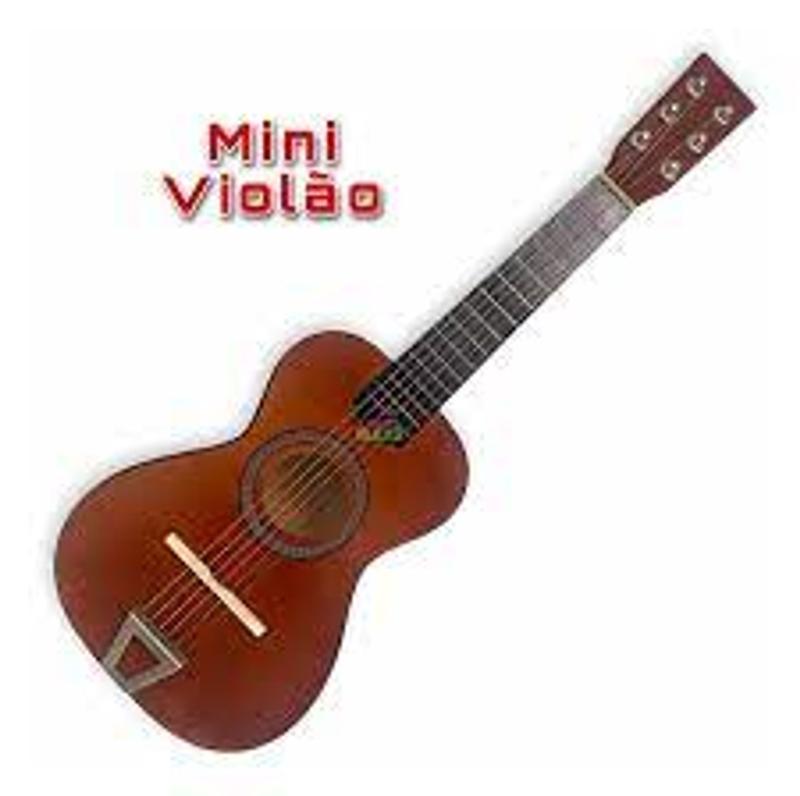 Violão Infantil 6 Cordas Em Madeira Acústico iniciante - mini violão ...