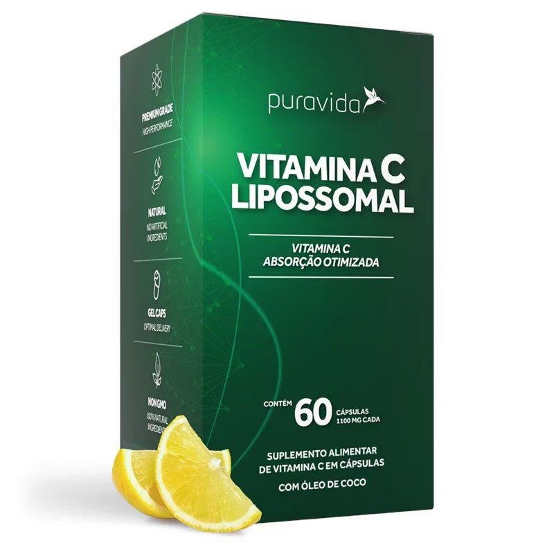 Vitamina C Lipossomal (60 Cápsulas) Puravida - Vitaminas A-Z - Magazine ...