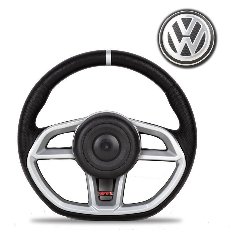 Volante universal prata sem cubo - modelo golf vision - OMEGA VOLANTES ...